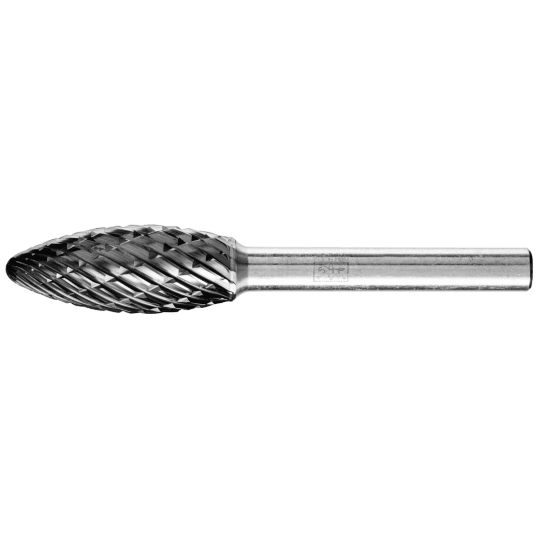 PFERD TOOLS Hartmetall Hochleistungsfrässtift ALLROUND Flamme B Ø 12x30mm Schaft-Ø 6 mm HICOAT universal
