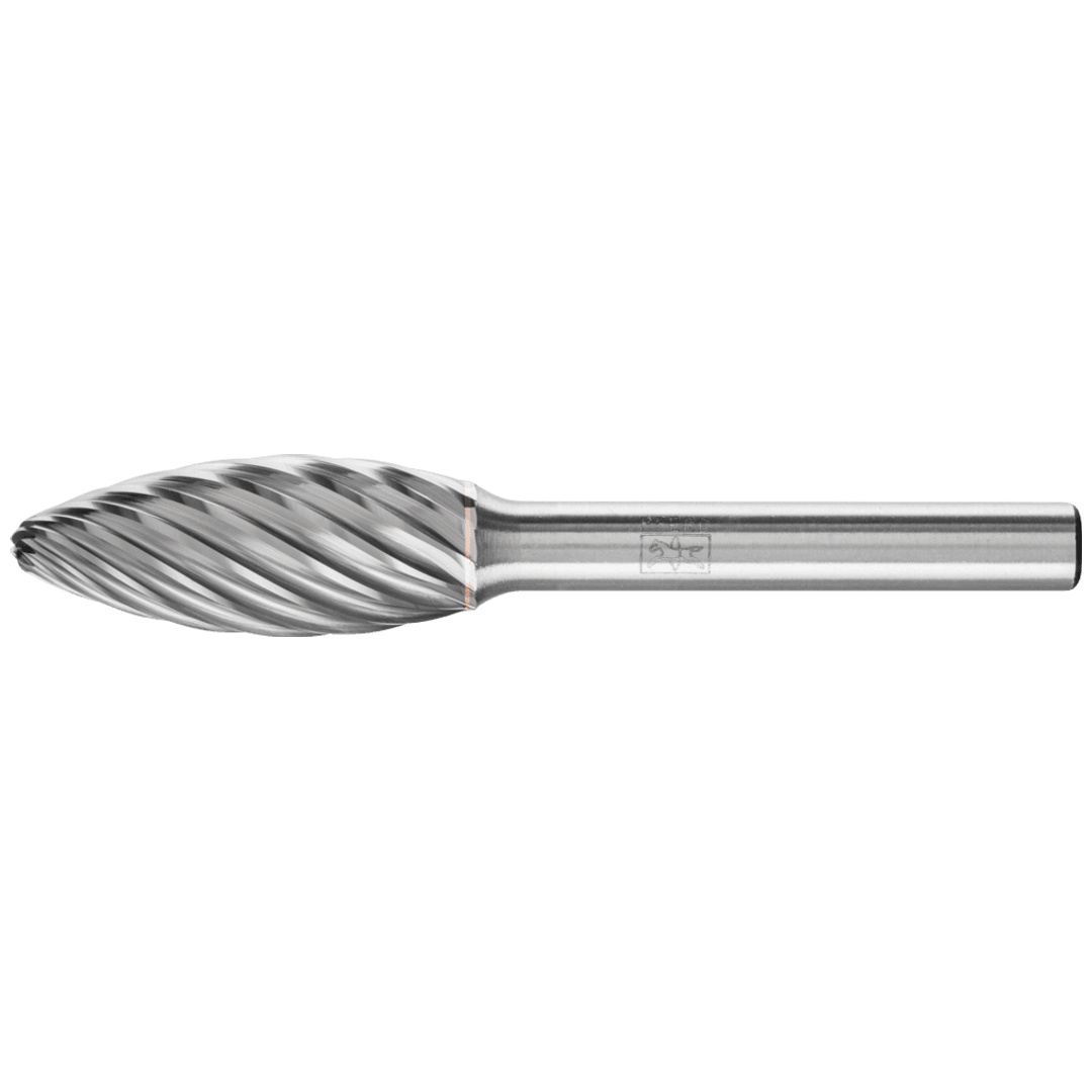 PFERD TOOLS Hartmetall Hochleistungsfrässtift INOX Flamme B Ø 12x30mm Schaft-Ø 6 mm für Edelstahl
