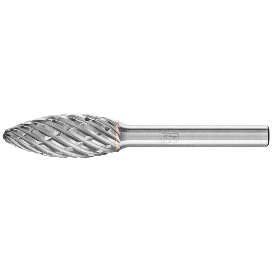 PFERD TOOLS Hartmetall Hochleistungsfrässtift STEEL Flamme B Ø 12x30mm Schaft-Ø 6 mm für Stahl