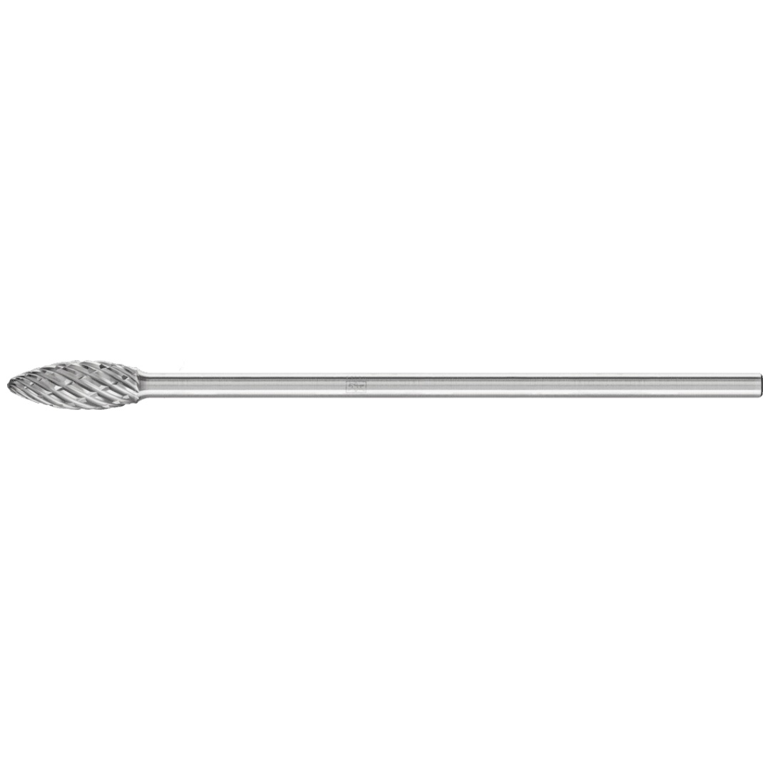 PFERD TOOLS Hartmetall Hochleistungsfrässtift STEEL Flamme B Ø 12x30mm Schaft-Ø 6x150mm für Stahl
