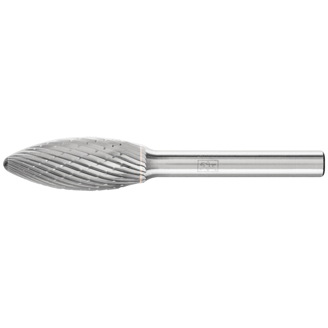 PFERD TOOLS Hartmetall Frässtift Flamme B Ø 12x30mm Schaft-Ø 6 mm Z3P universal mittel kreuzverzahnt