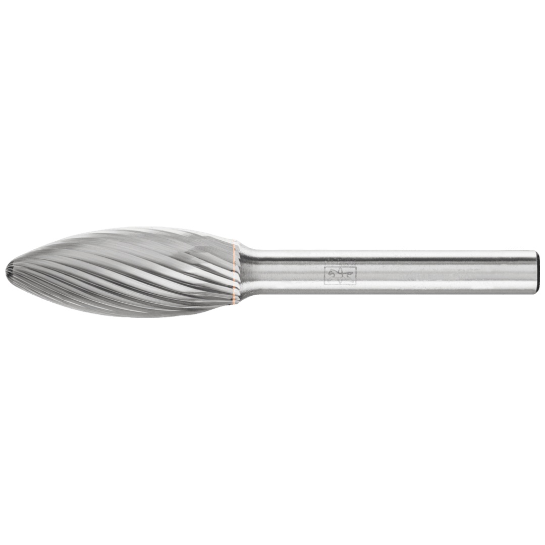 PFERD TOOLS Hartmetall Frässtift Flamme B Ø 12x30mm Schaft-Ø 6 mm Z3 universal mittel