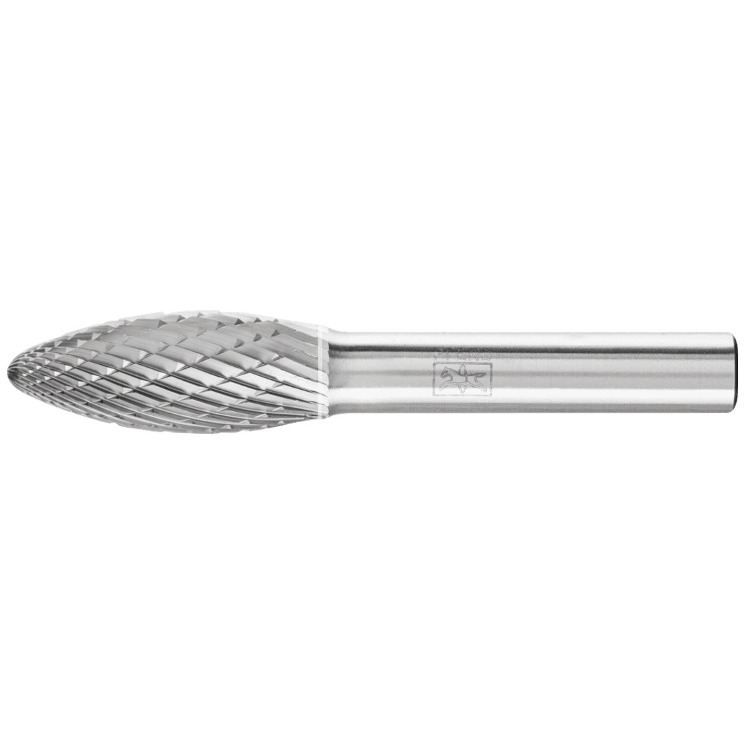 PFERD TOOLS Hartmetall Hochleistungsfrässtift TOUGH Flamme B Ø 12x30mm Schaft-Ø 8 mm schlagfest