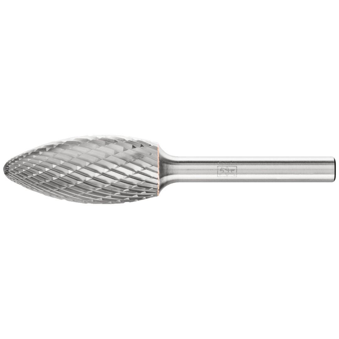 PFERD TOOLS Hartmetall Frässtift Flamme B Ø 16x35 mm Schaft-Ø 6 mm Z3P universal mittel kreuzverzahnt