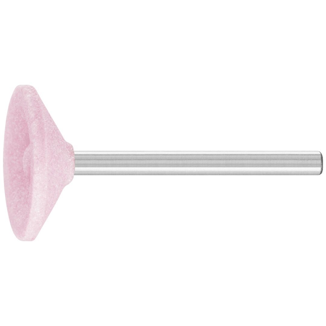 PFERD TOOLS STEEL EDGE Schleifstift Form B 81 Ø 19x5 mm Schaft-Ø 3 mm A100 für Stahl- und Stahlguss
