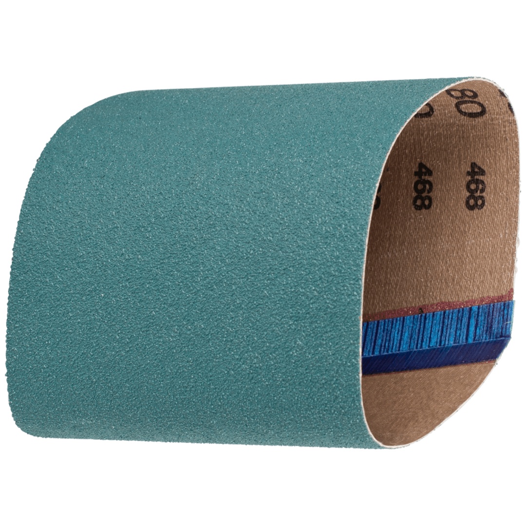 PFERD TOOLS Zirkon Schleifband BA 100x282 mm Z80 für hohen Abtrag für Walze Ø 90x100mm mit Walzenantrieb