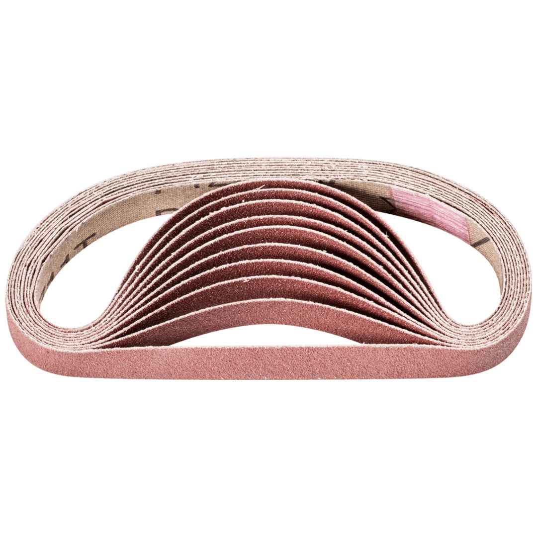 PFERD TOOLS Korund Schleifband BA 12x305 mm A120 für universelle Anwendung mit Bandschleifer