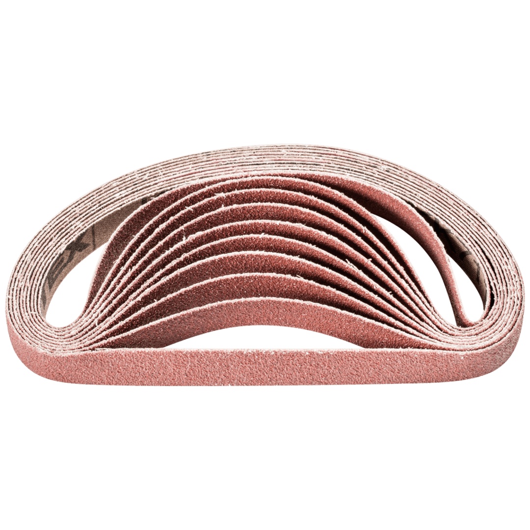 PFERD TOOLS Korund Schleifband BA 12x305 mm A80 für universelle Anwendung mit Bandschleifer