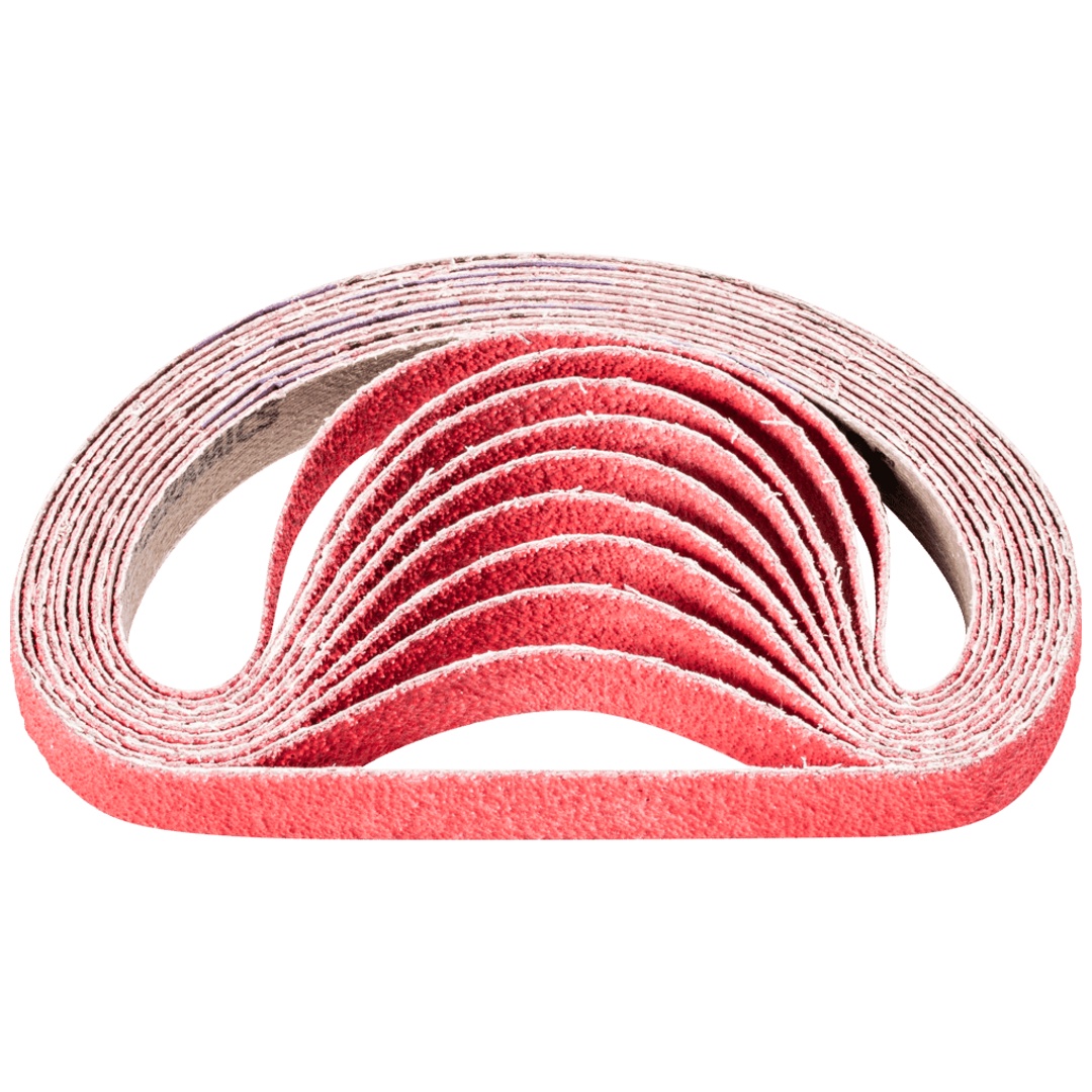 PFERD TOOLS Keramikkorn Schleifband BA 12x330mm CO-COOL60 für Edelstahl-Schliff mit Bandschleifer