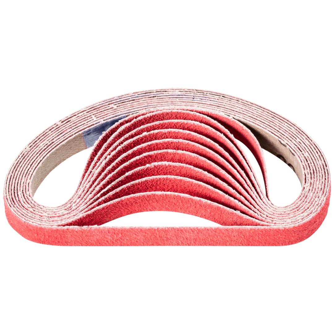 PFERD TOOLS Keramikkorn Schleifband BA 12x330mm CO-COOL80 für Edelstahl-Schliff mit Bandschleifer