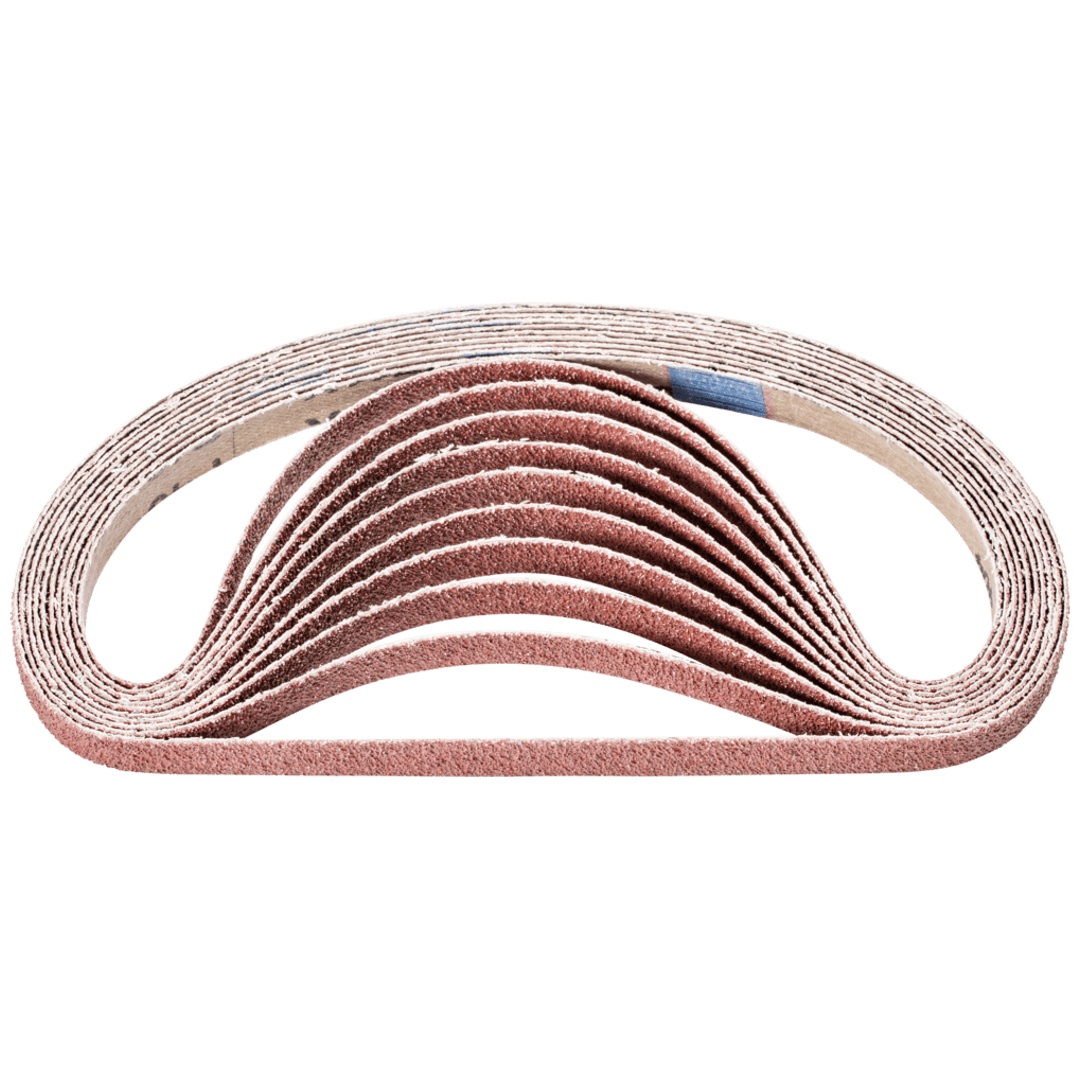 PFERD TOOLS Korund Schleifband BA 12x520mm A40 für universelle Anwendung mit Bandschleifer (100)