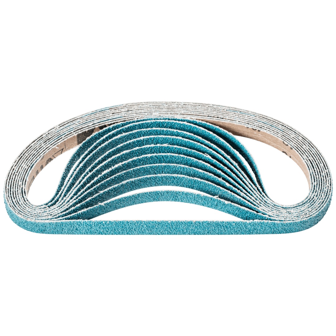 PFERD TOOLS Zirkon Schleifband BA 12x520mm Z40 für hohen Abtrag mit Bandschleifer