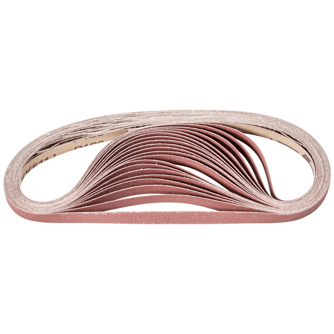 PFERD TOOLS Korund Schleifband BA 12x610mm A120 für universelle Anwendung mit Bandschleifer