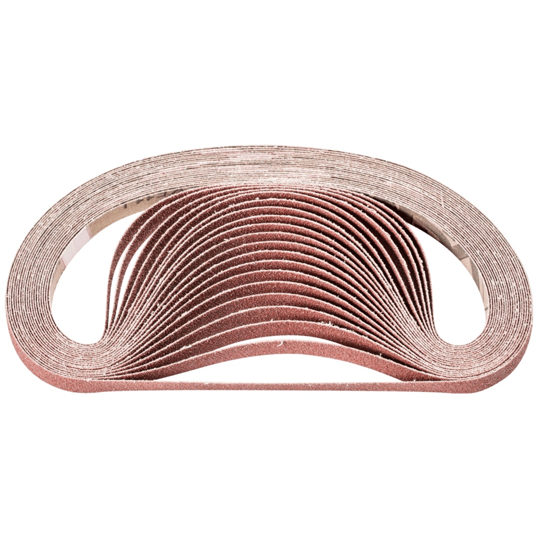 PFERD TOOLS Korund Schleifband BA 12x610mm A60 für universelle Anwendung mit Bandschleifer