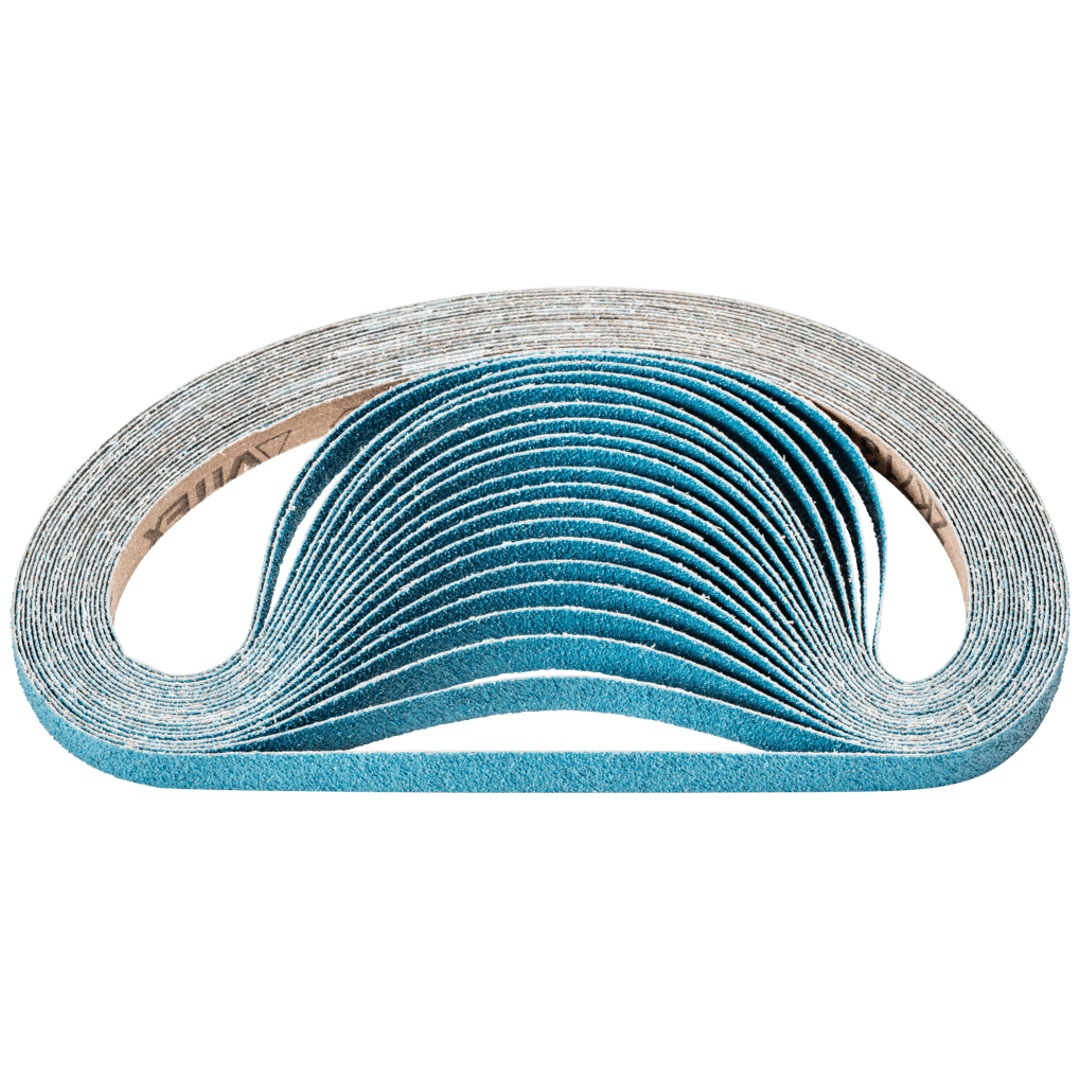 PFERD TOOLS Zirkon Schleifband BA 12x610mm Z60 für hohen Abtrag mit Bandschleifer