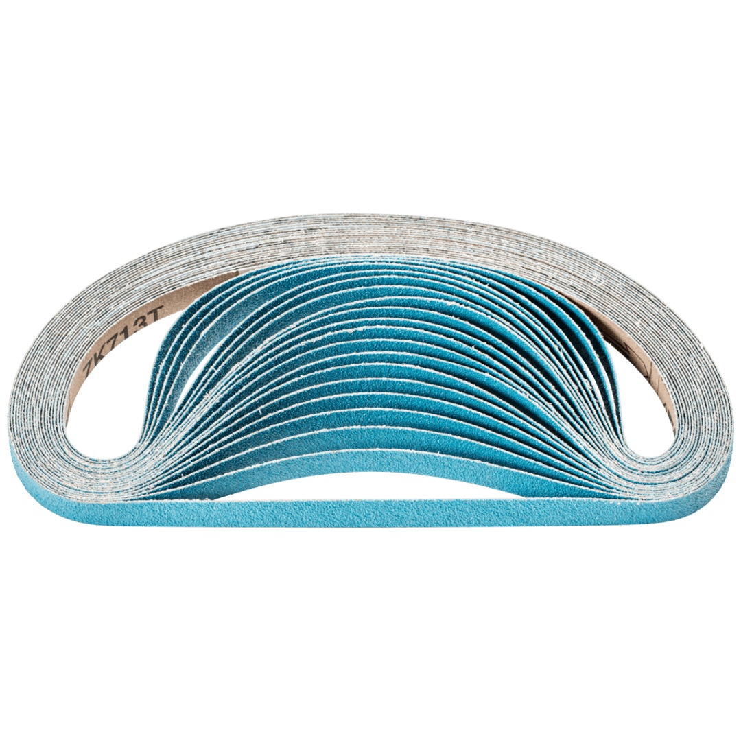 PFERD TOOLS Zirkon Schleifband BA 12x610mm Z80 für hohen Abtrag mit Bandschleifer