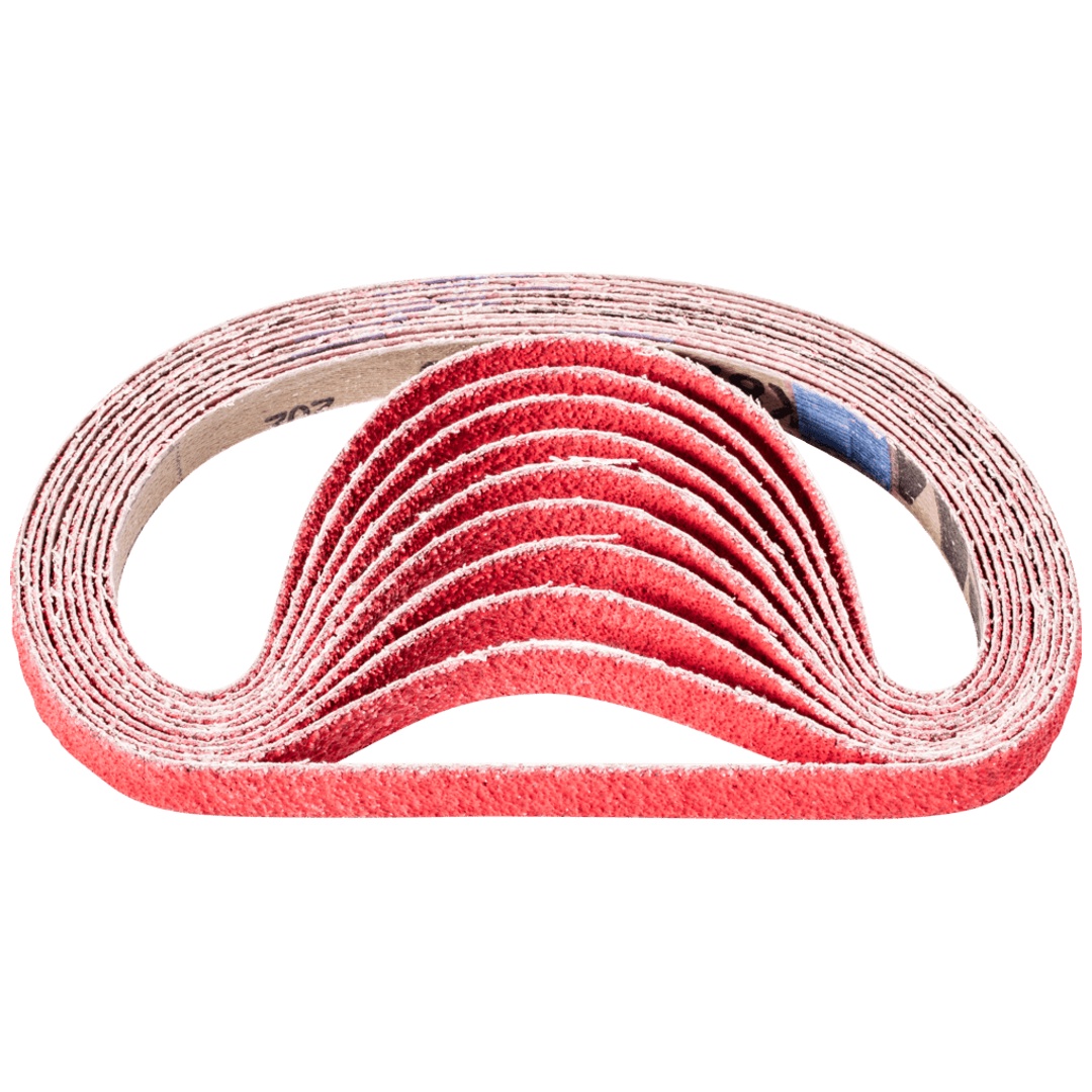 PFERD TOOLS Keramikkorn Schleifband BA 13x457 mm CO-COOL40 für Edelstahl-Schliff mit Bandschleifer