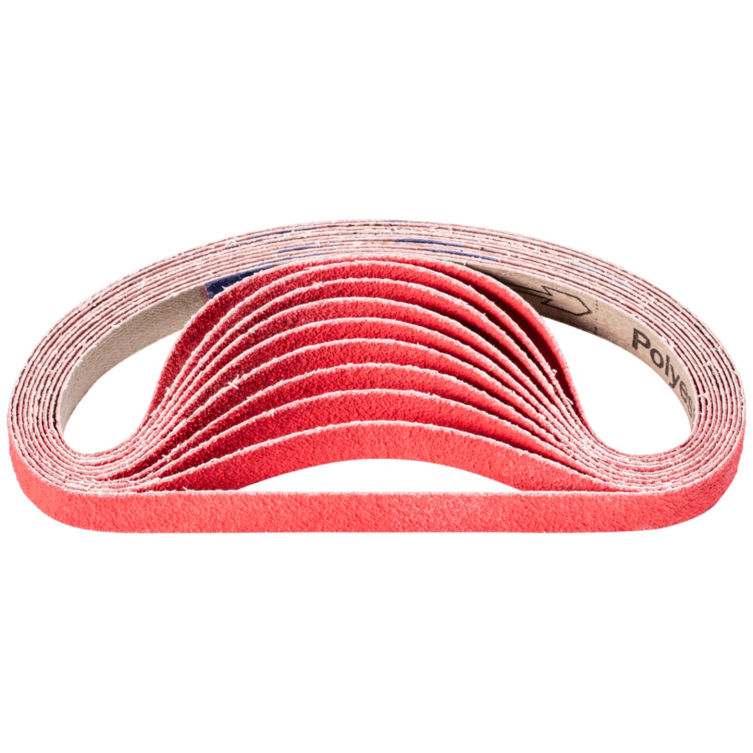 PFERD TOOLS Keramikkorn Schleifband BA 16x480mm CO-COOL60 für Edelstahl-Schliff mit Bandschleifer