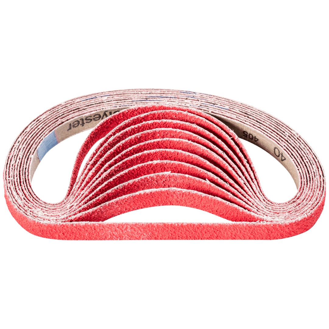 PFERD TOOLS Keramikkorn Schleifband BA 16x520mm CO-COOL40 für Edelstahl-Schliff mit Bandschleifer
