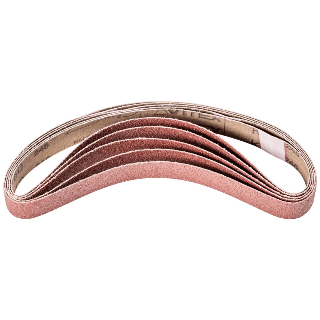 PFERD TOOLS Korund Schleifband BA 20x480mm A60 für universelle Anwendung mit Bandschleifer