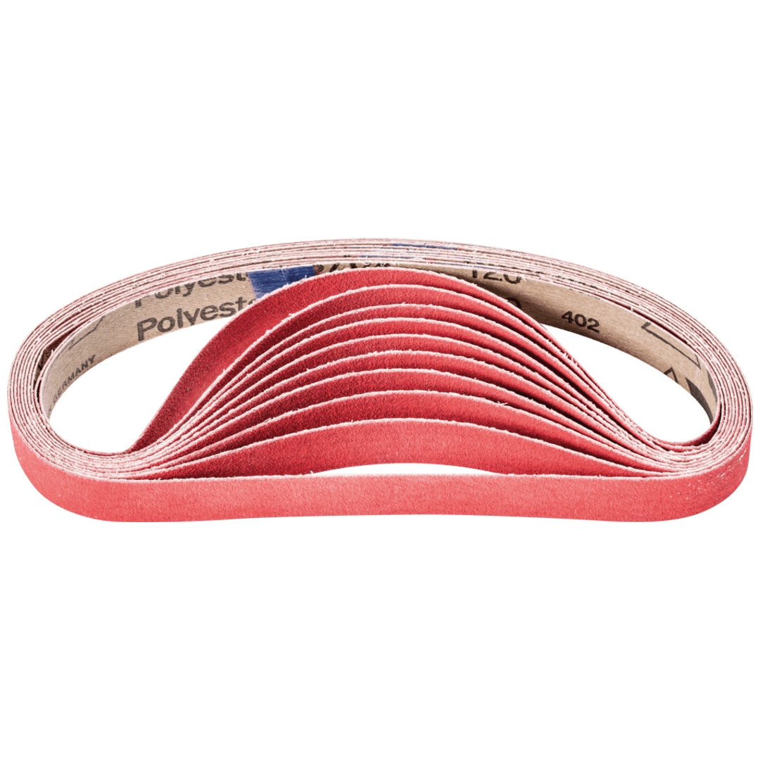 PFERD TOOLS Keramikkorn Schleifband BA 20x520mm CO-COOL120 für Edelstahl-Schliff mit Bandschleifer
