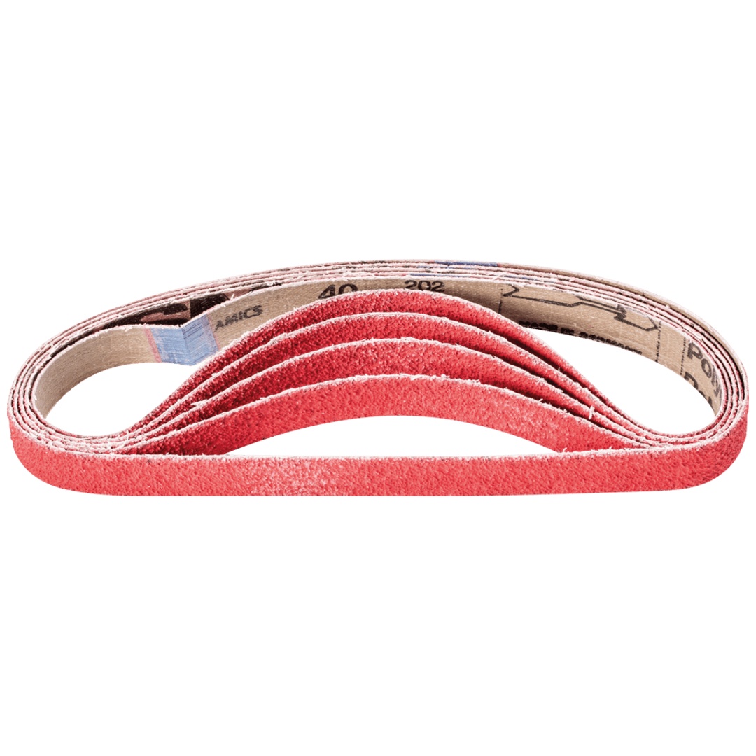 PFERD TOOLS Keramikkorn Schleifband BA 20x520mm CO-COOL40 für Edelstahl-Schliff mit Bandschleifer