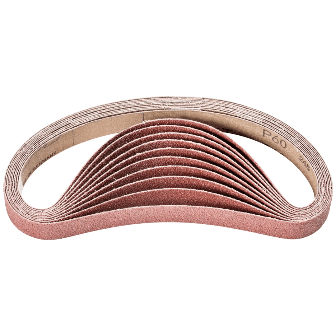 PFERD TOOLS Korund Schleifband BA 20x520mm A60 für universelle Anwendung mit Bandschleifer