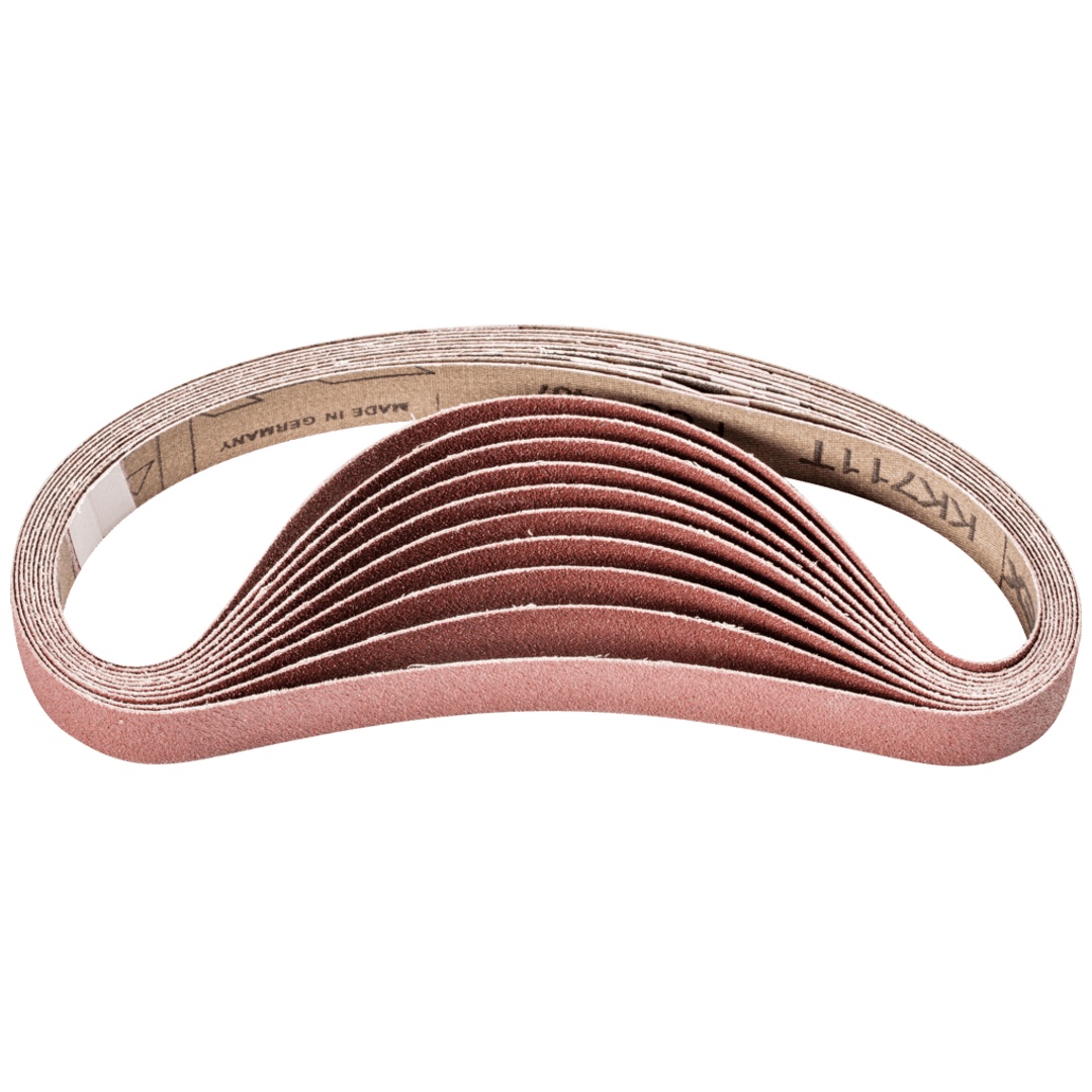 PFERD TOOLS Korund Schleifband BA 20x520mm A80 für universelle Anwendung mit Bandschleifer