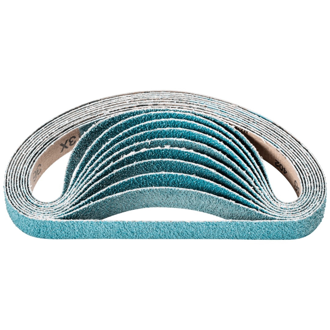 PFERD TOOLS Zirkon Schleifband BA 20x520mm Z36 für hohen Abtrag mit Bandschleifer