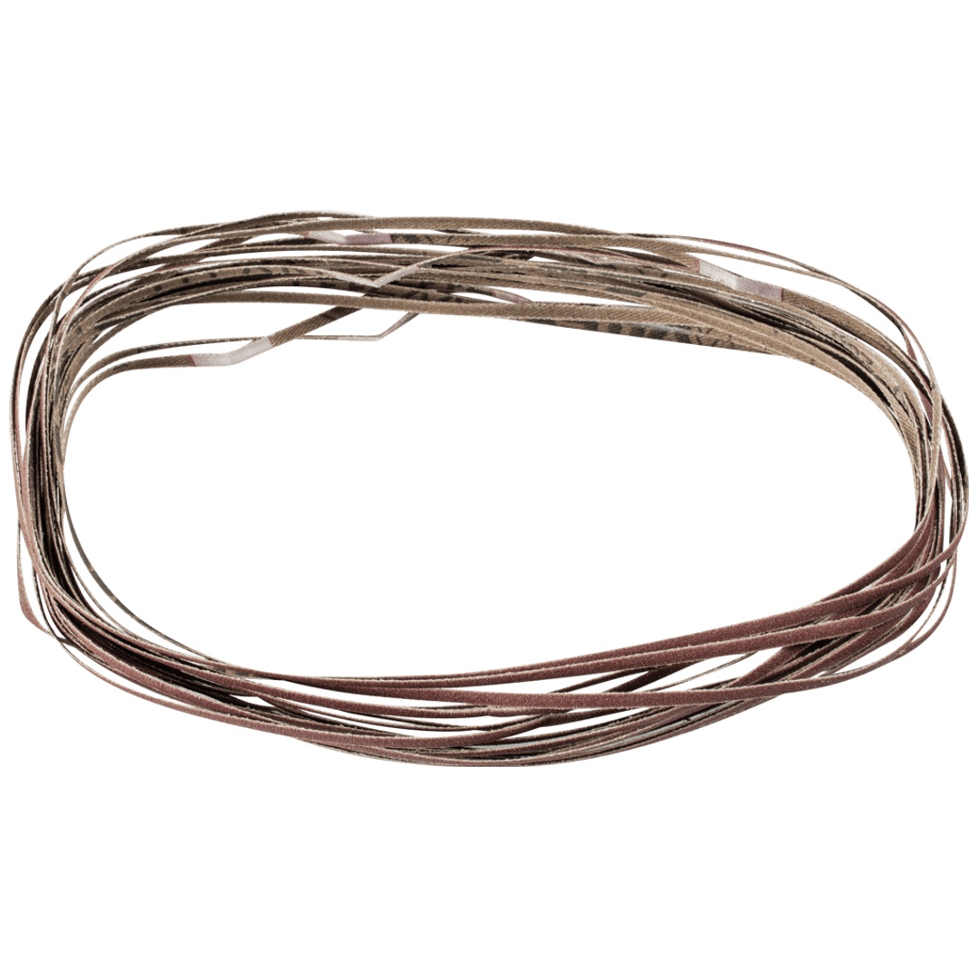 PFERD TOOLS Korund Schleifband BA 3x520mm A180 für universelle Anwendung mit Bandschleifer