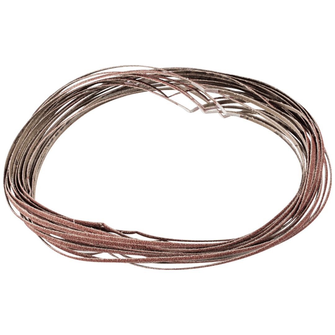 PFERD TOOLS Korund Schleifband BA 3x520mm A60 für universelle Anwendung mit Bandschleifer