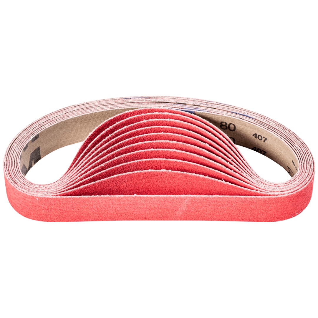 PFERD TOOLS Keramikkorn Schleifband BA 30x533 mm CO-COOL80 für Edelstahl-Schliff mit Rohrbandschleifer