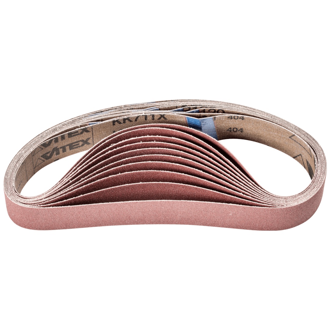PFERD TOOLS Korund Schleifband BA 30x533 mm A120 für universelle Anwendung mit Rohrbandschleifer