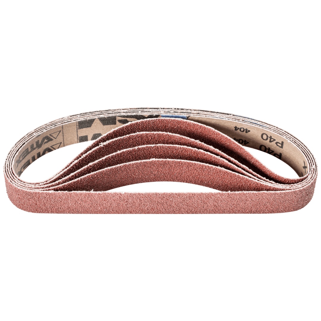 PFERD TOOLS Korund Schleifband BA 30x533 mm A40 für universelle Anwendung mit Rohrbandschleifer