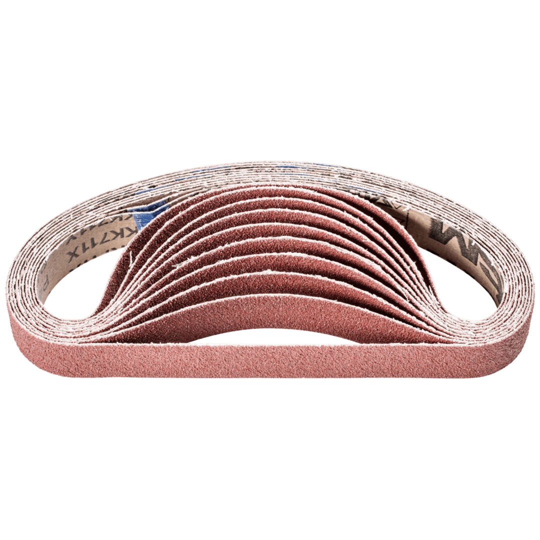 PFERD TOOLS Korund Schleifband BA 30x610mm A40 für universelle Anwendung mit Rohrbandschleifer