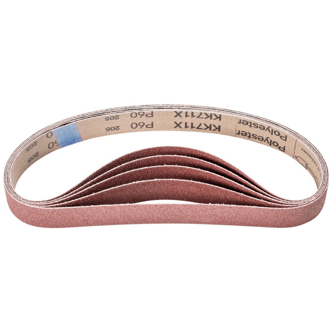 PFERD TOOLS Korund Schleifband BA 30x610mm A60 für universelle Anwendung mit Rohrbandschleifer