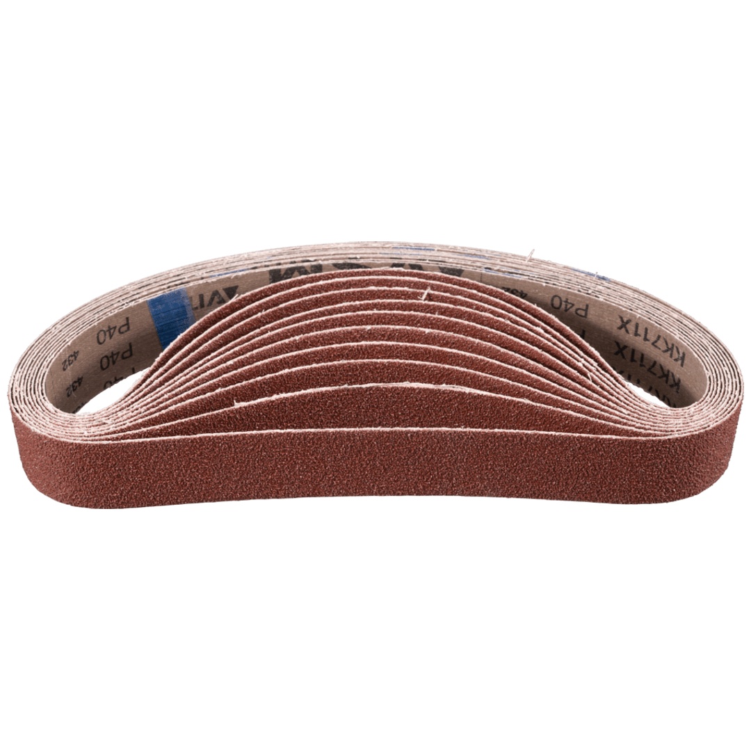 PFERD TOOLS Korund Schleifband BA 40x760 mm A40 für universelle Anwendung mit Rohrbandschleifer