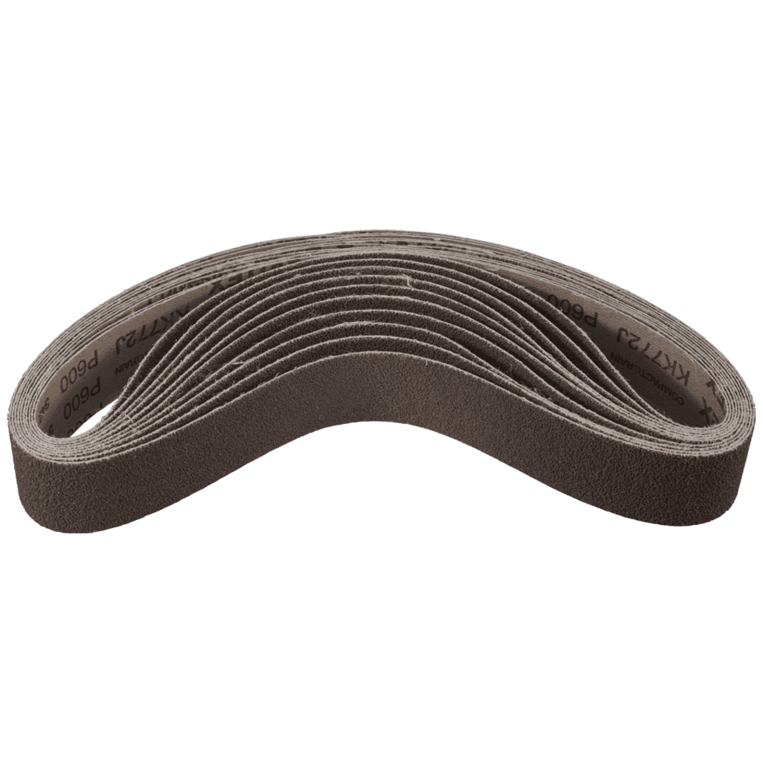 PFERD TOOLS Compactkorn Schleifband BA 40x760 mm A600 CK für Feinschliff mit Rohrbandschleifer