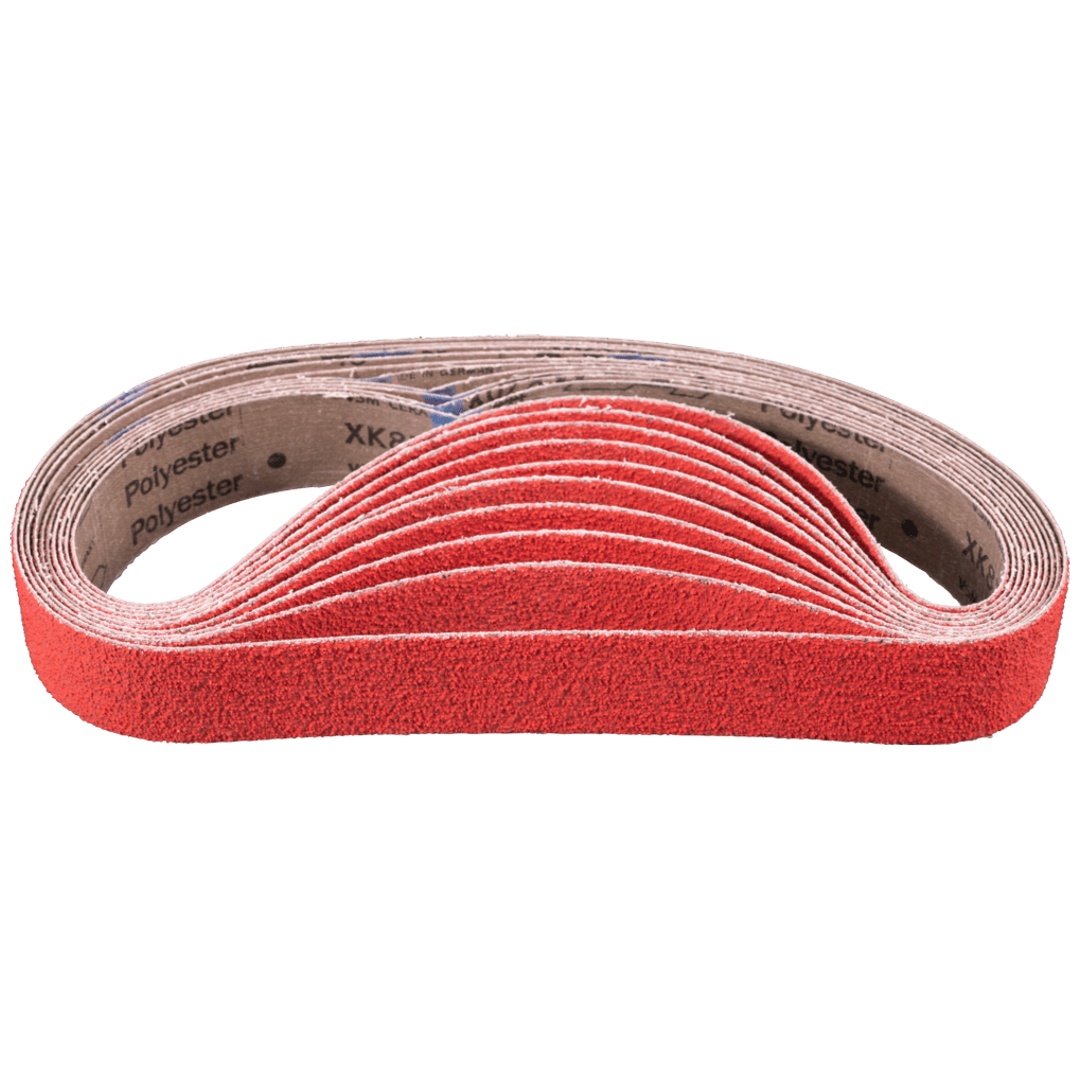 PFERD TOOLS Keramikkorn Schleifband BA 40x760 mm CO-COOL40 für Edelstahl-Schliff mit Rohrbandschleifer