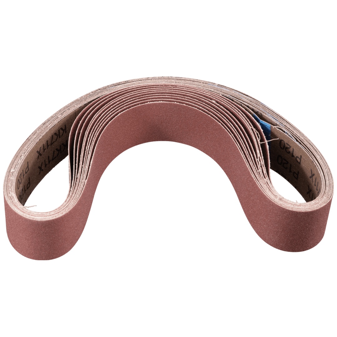 PFERD TOOLS Korund Schleifband BA 40x820 mm A120 für universelle Anwendung mit Rohrbandschleifer