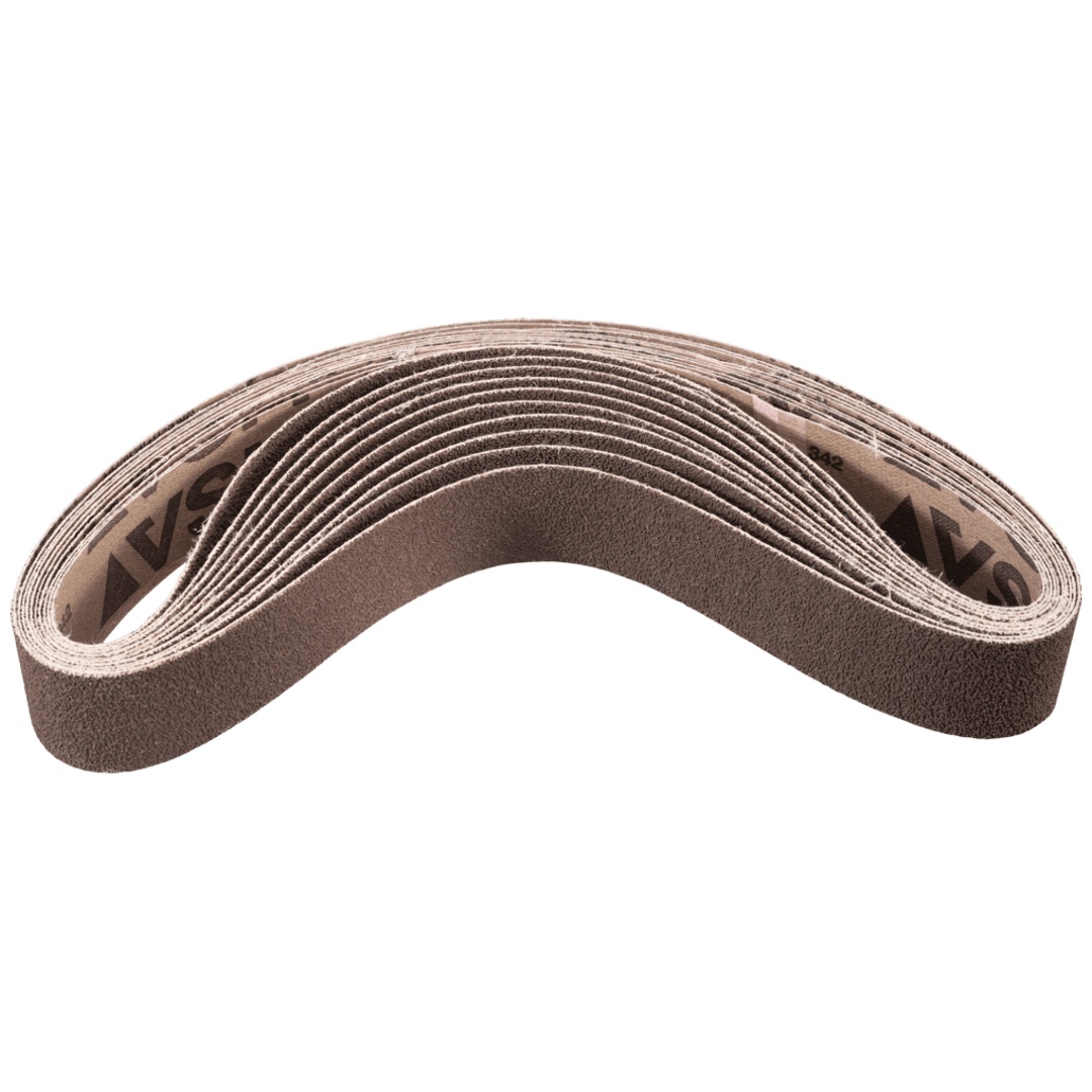 PFERD TOOLS Compactkorn Schleifband BA 40x820 mm A600 CK für Feinschliff mit Rohrbandschleifer