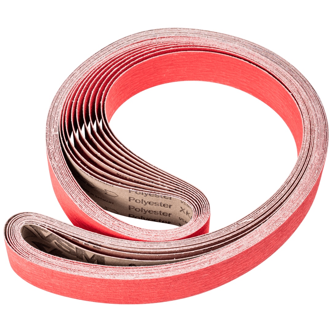 PFERD TOOLS Keramikkorn Schleifband BA 50x2000mm CO-COOL80 für Edelstahl-Schliff mit Bandschleifer