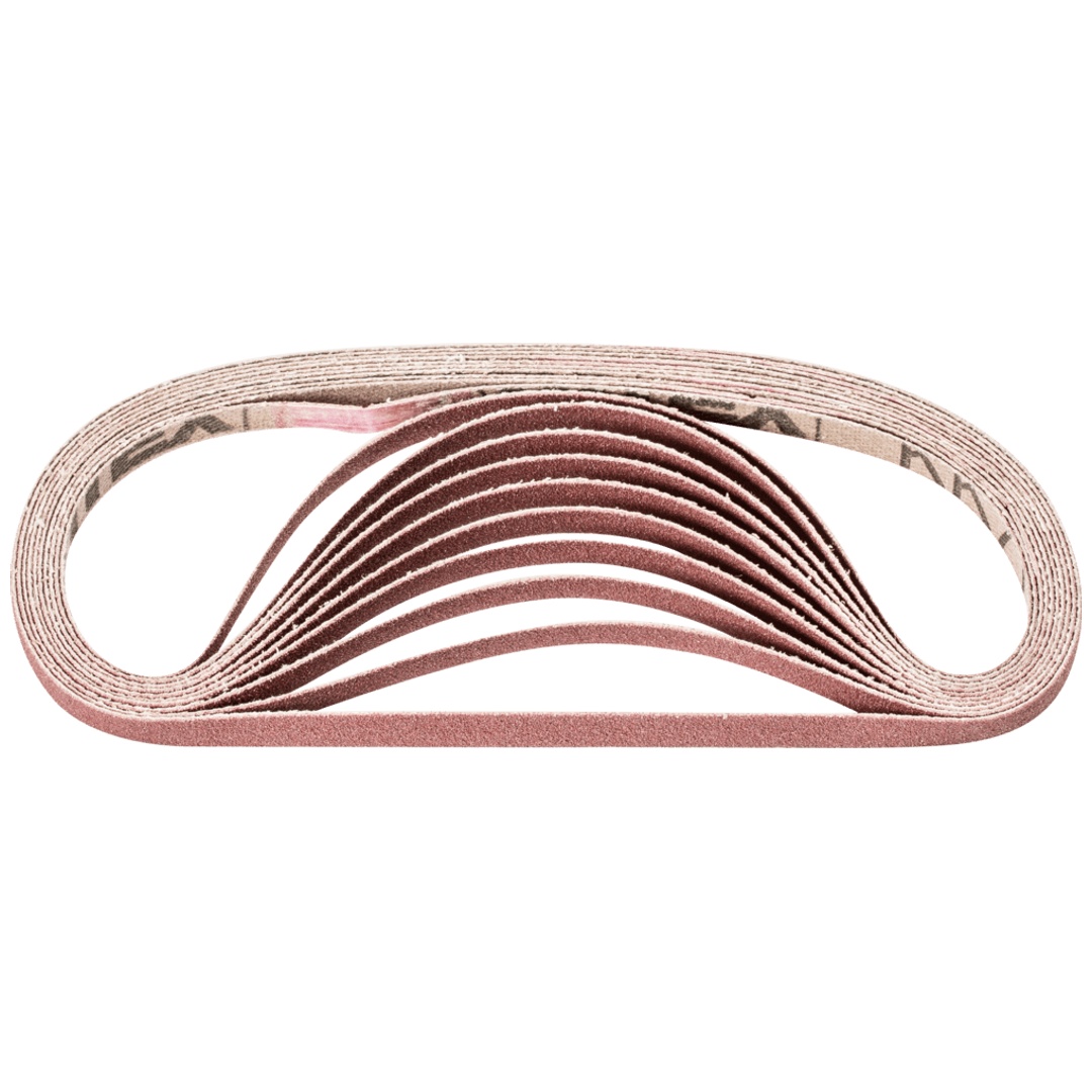 PFERD TOOLS Korund Schleifband BA 6x305 mm A180 für universelle Anwendung mit Bandschleifer