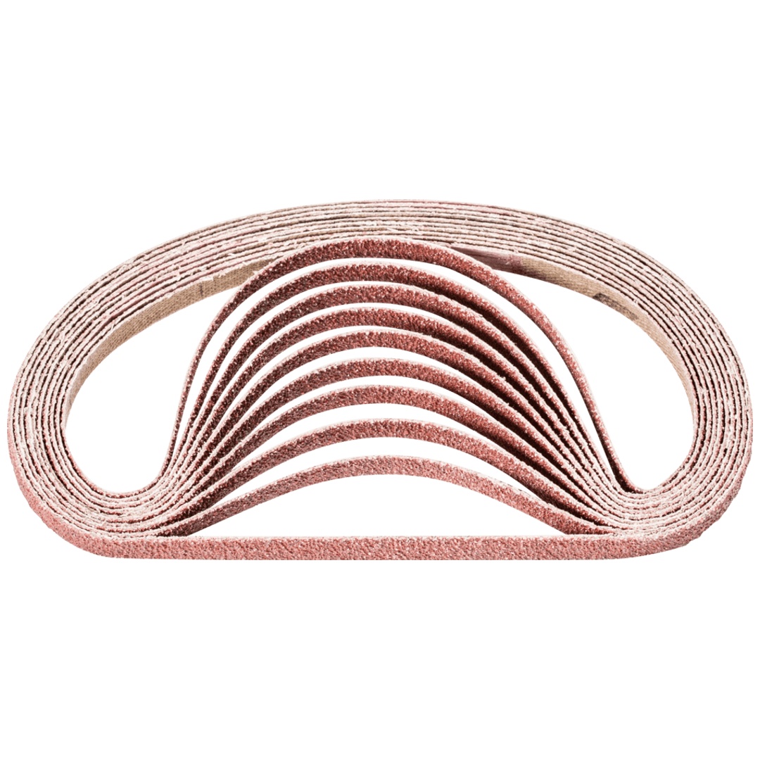 PFERD TOOLS Korund Schleifband BA 6x305 mm A60 für universelle Anwendung mit Bandschleifer (100)