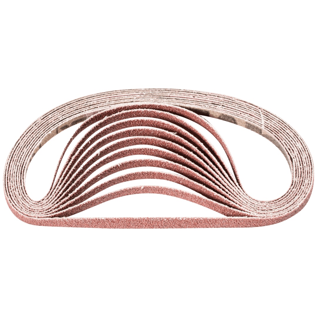 PFERD TOOLS Korund Schleifband BA 6x305 mm A80 für universelle Anwendung mit Bandschleifer (100)