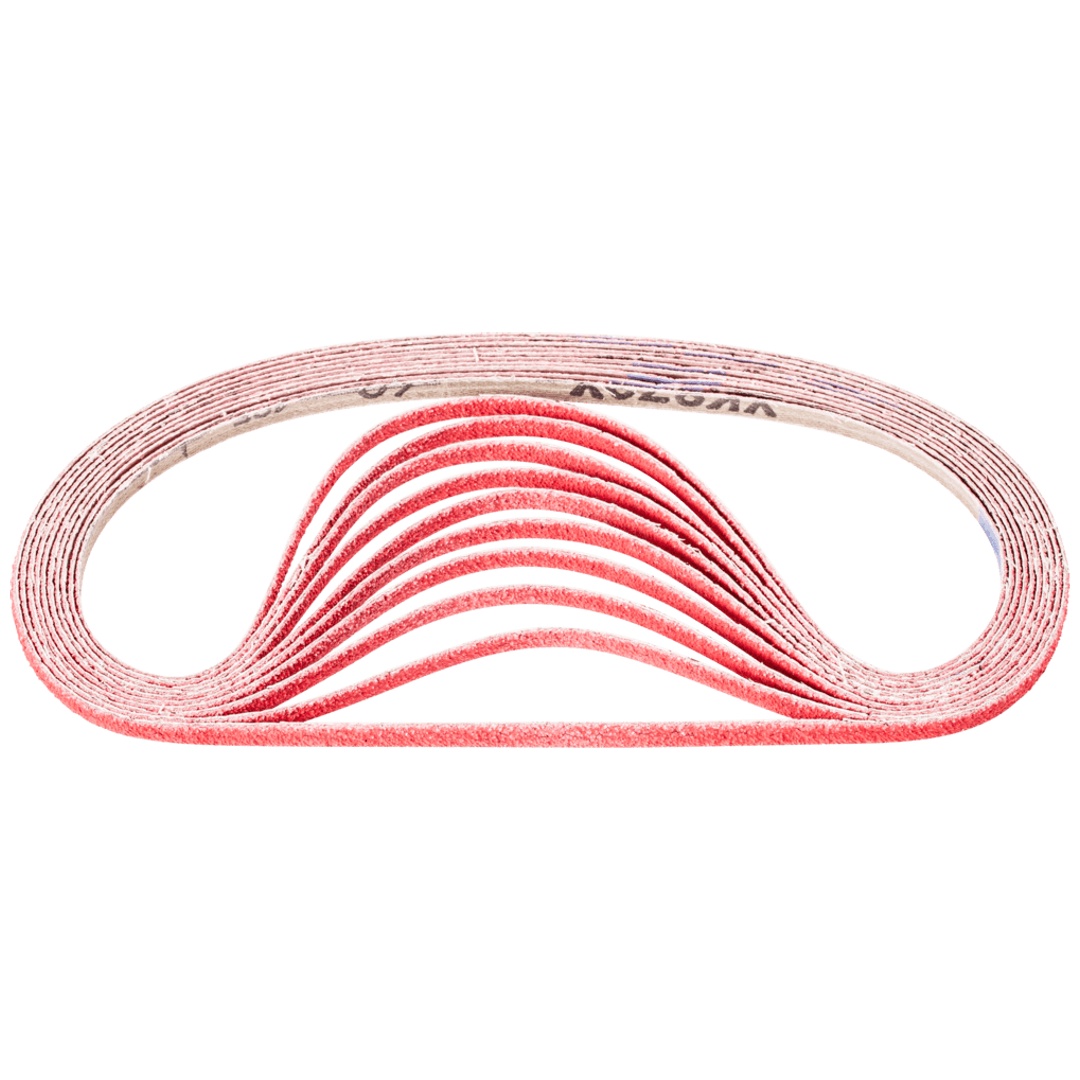 PFERD TOOLS Keramikkorn Schleifband BA 6x520mm CO-COOL 60 für Edelstahl-Schliff mit Bandschleifer