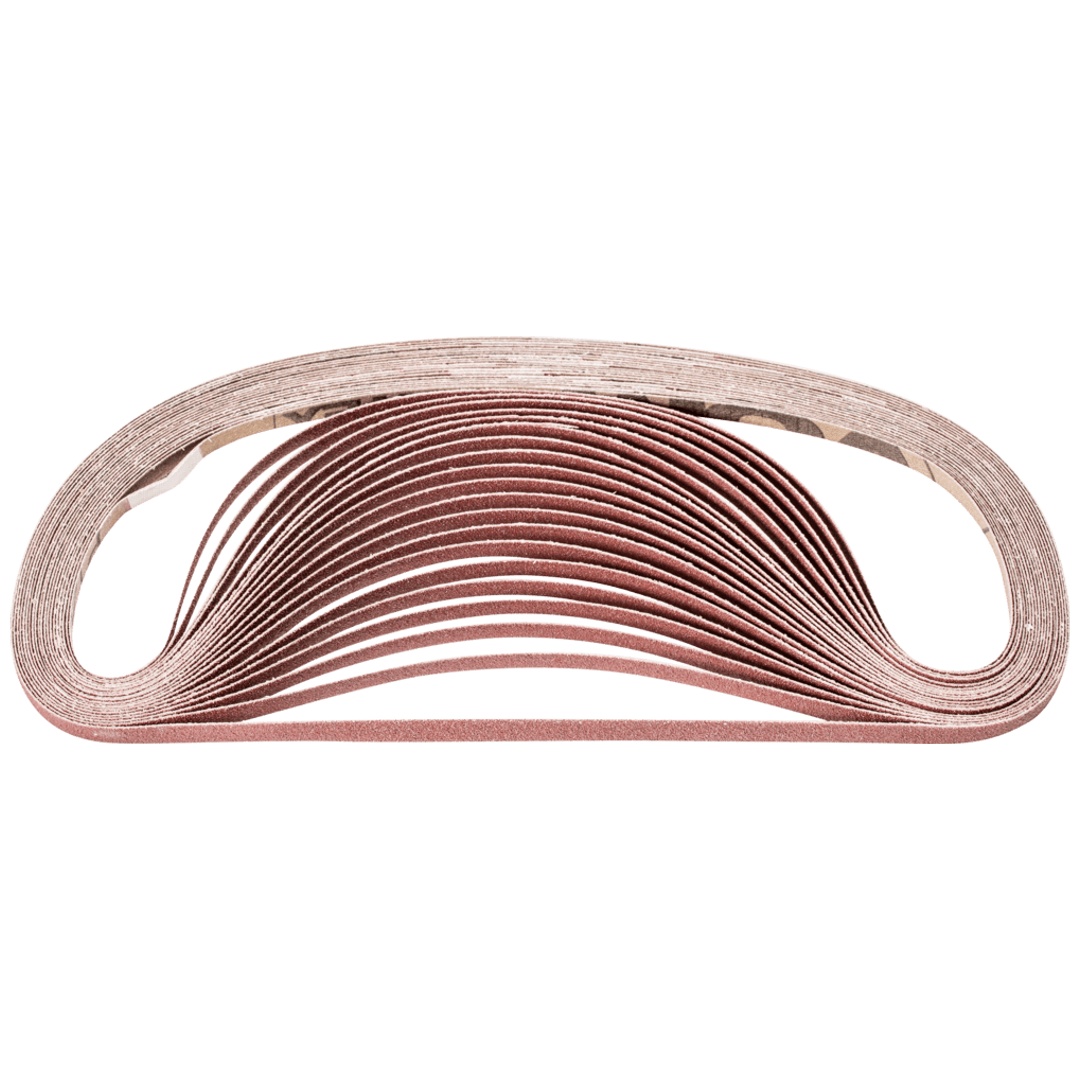PFERD TOOLS Korund Schleifband BA 6x520mm A120 für universelle Anwendung mit Bandschleifer