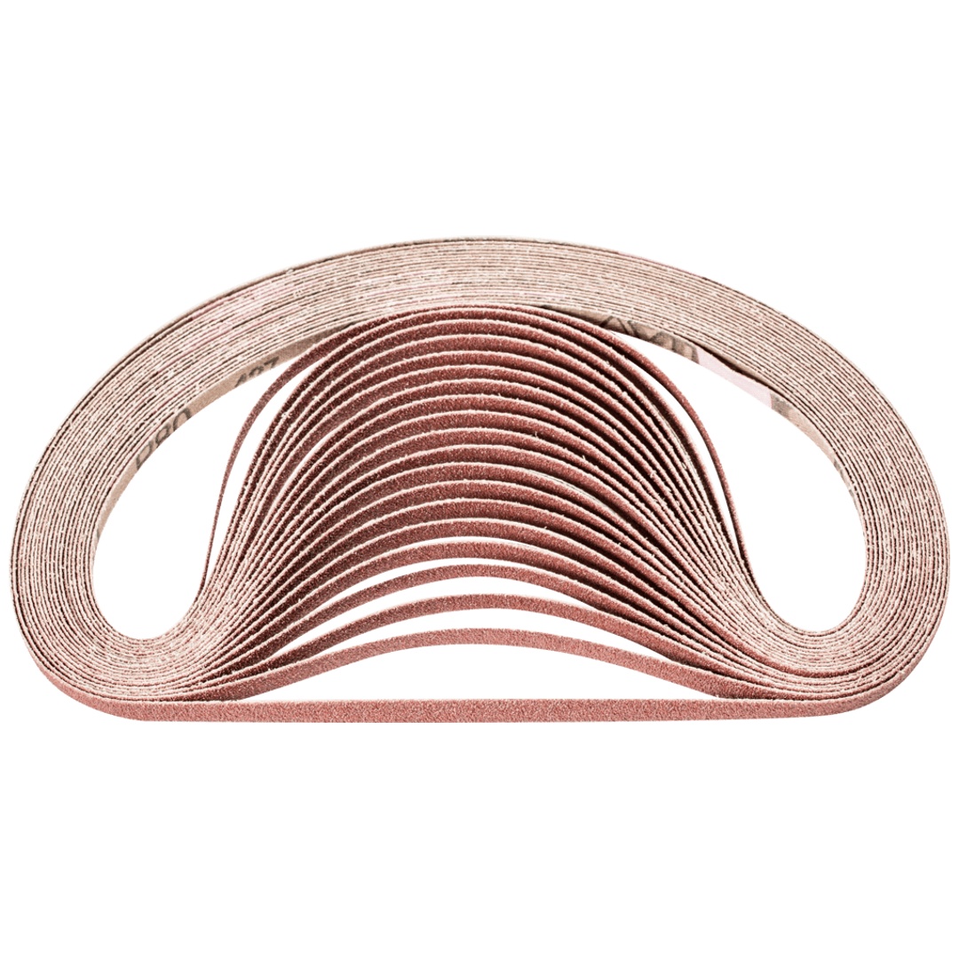 PFERD TOOLS Korund Schleifband BA 6x520mm A80 für universelle Anwendung mit Bandschleifer