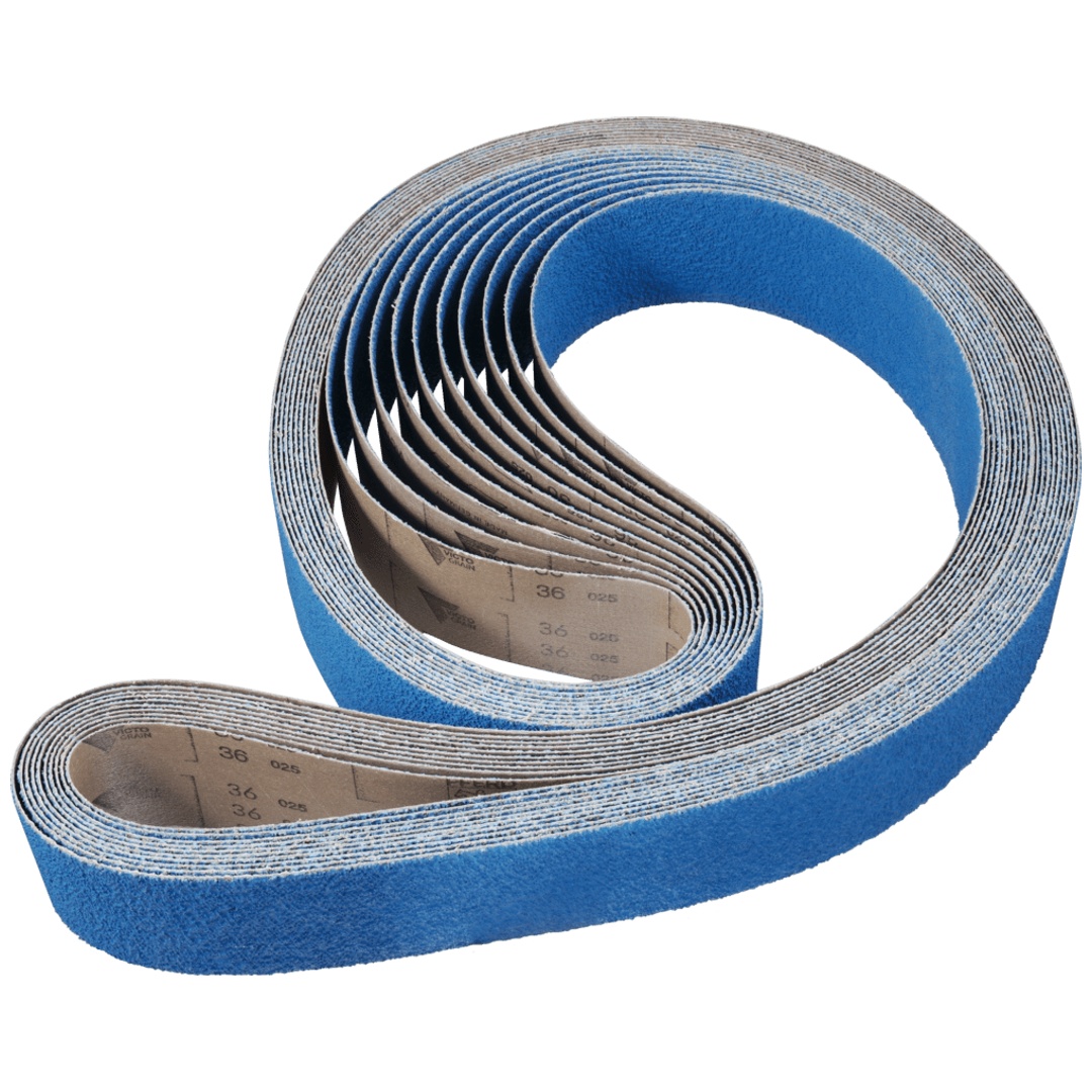 PFERD TOOLS VICTOGRAIN-COOL Schleifband BA 75x2500 mm A 36 für extrem hohen Abtrag mit Bandschleifer
