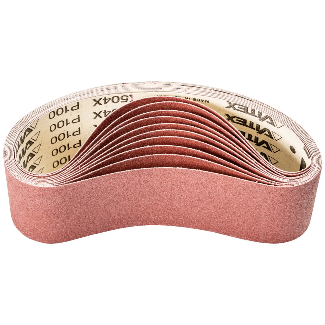 PFERD TOOLS Korund Schleifband BA 75x533 mm A100 für universelle Anwendung mit Bandschleifer